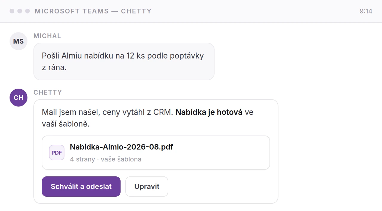 Chetty v Microsoft Teams